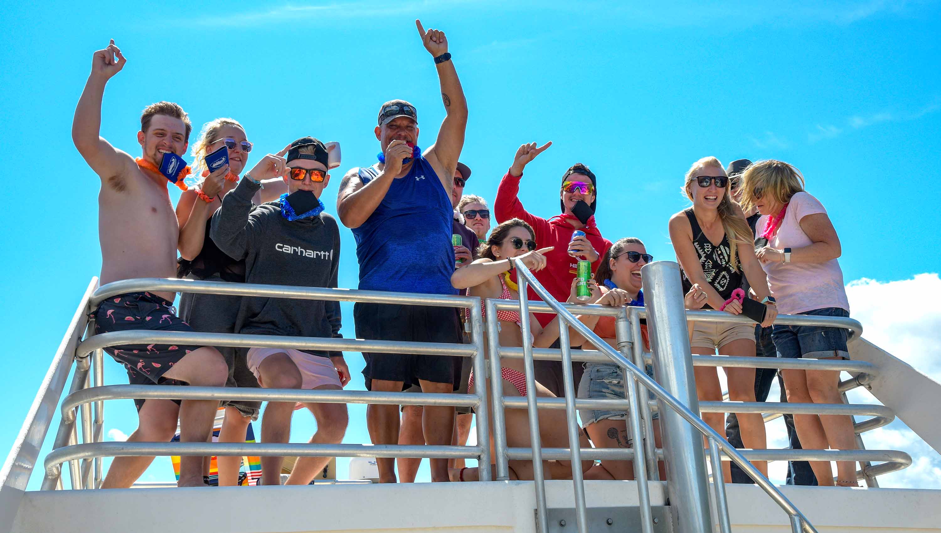 Sicamous Houseboats docks and parked houseboats.