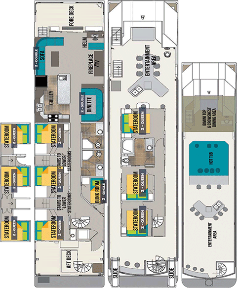 CC5 houseboat layout.