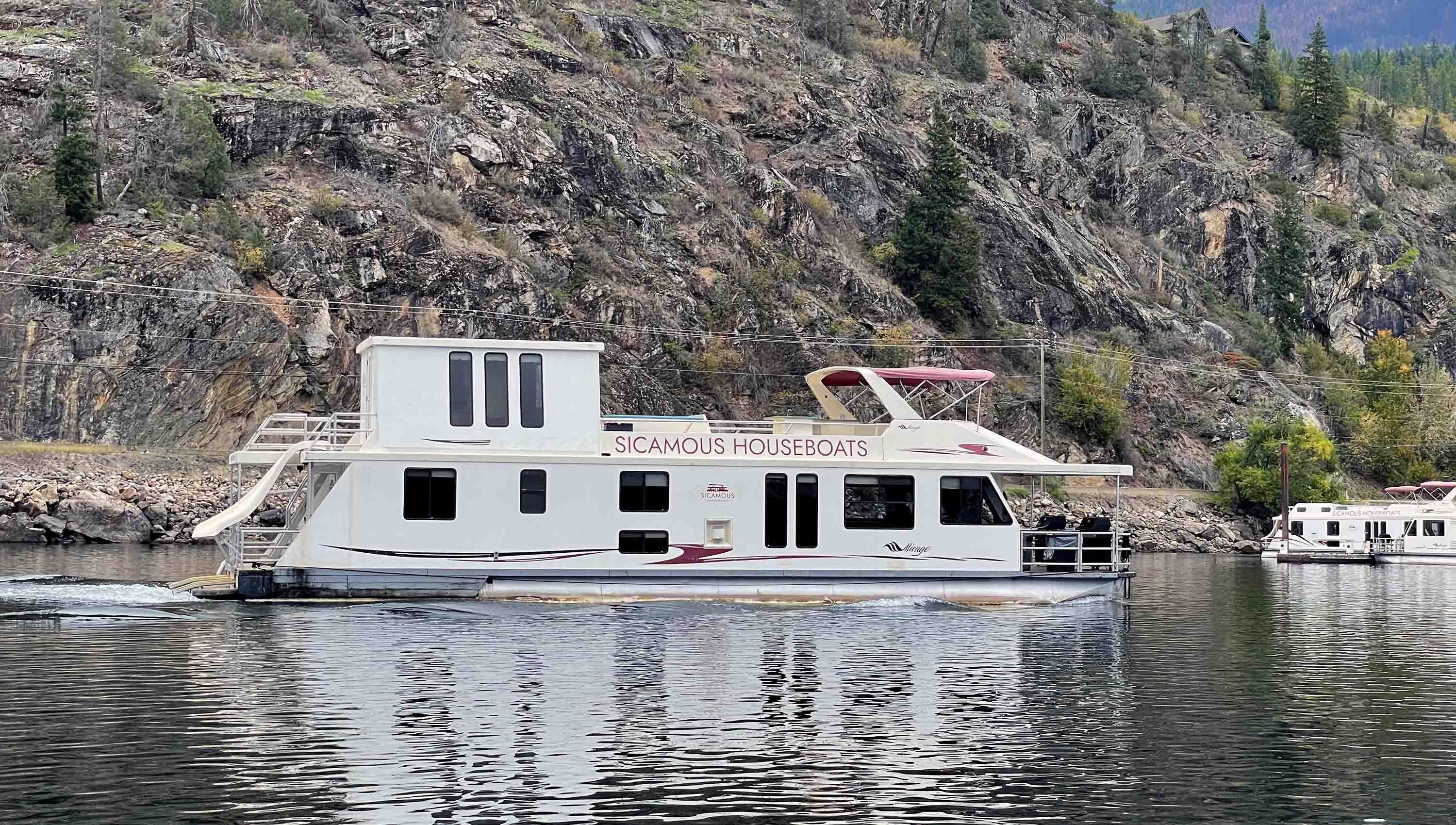 Mirage 65U sailing on a sunny day.