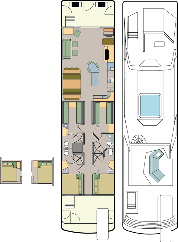 Genesis 70 boat layout.