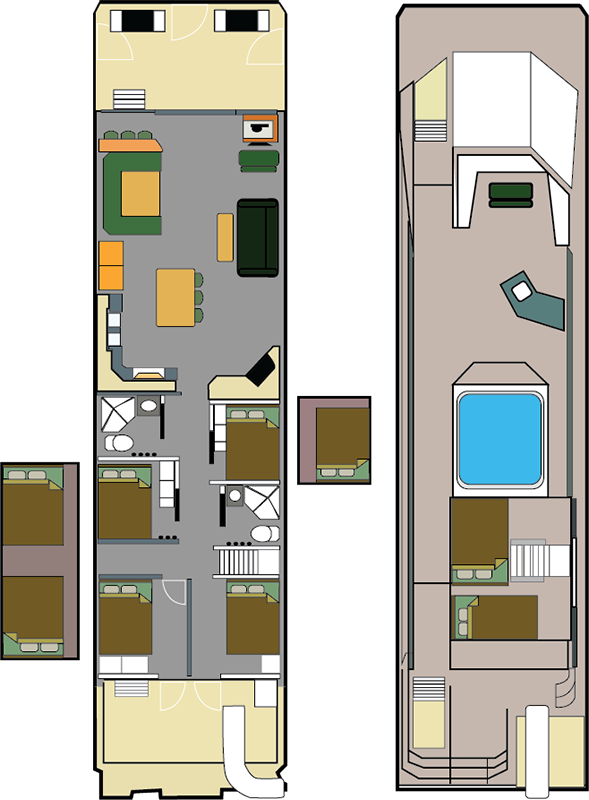 Mirage 65 boat layout.